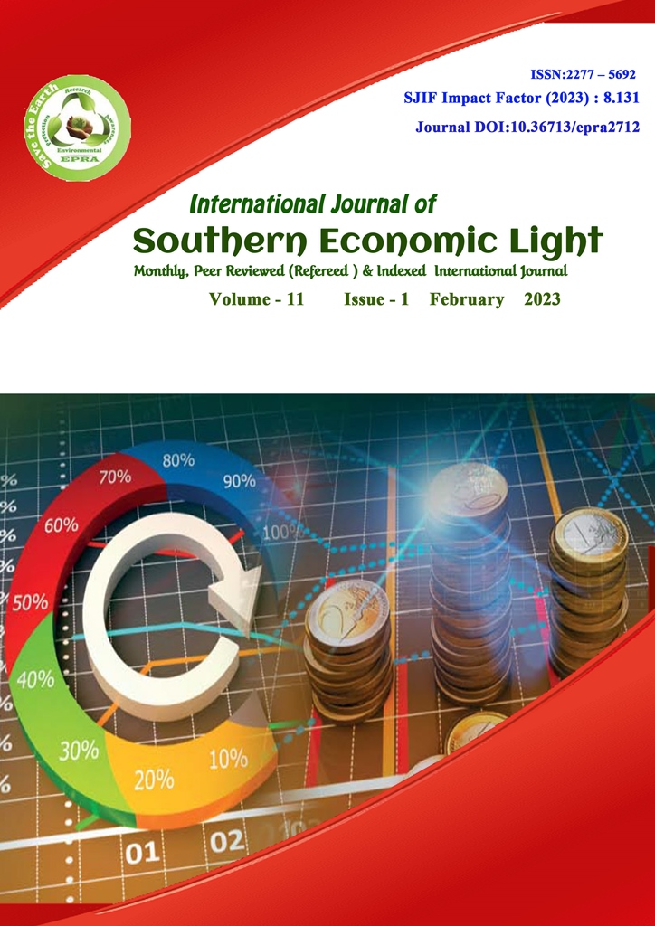  International Journal of Southern Economic Light (JSEL)